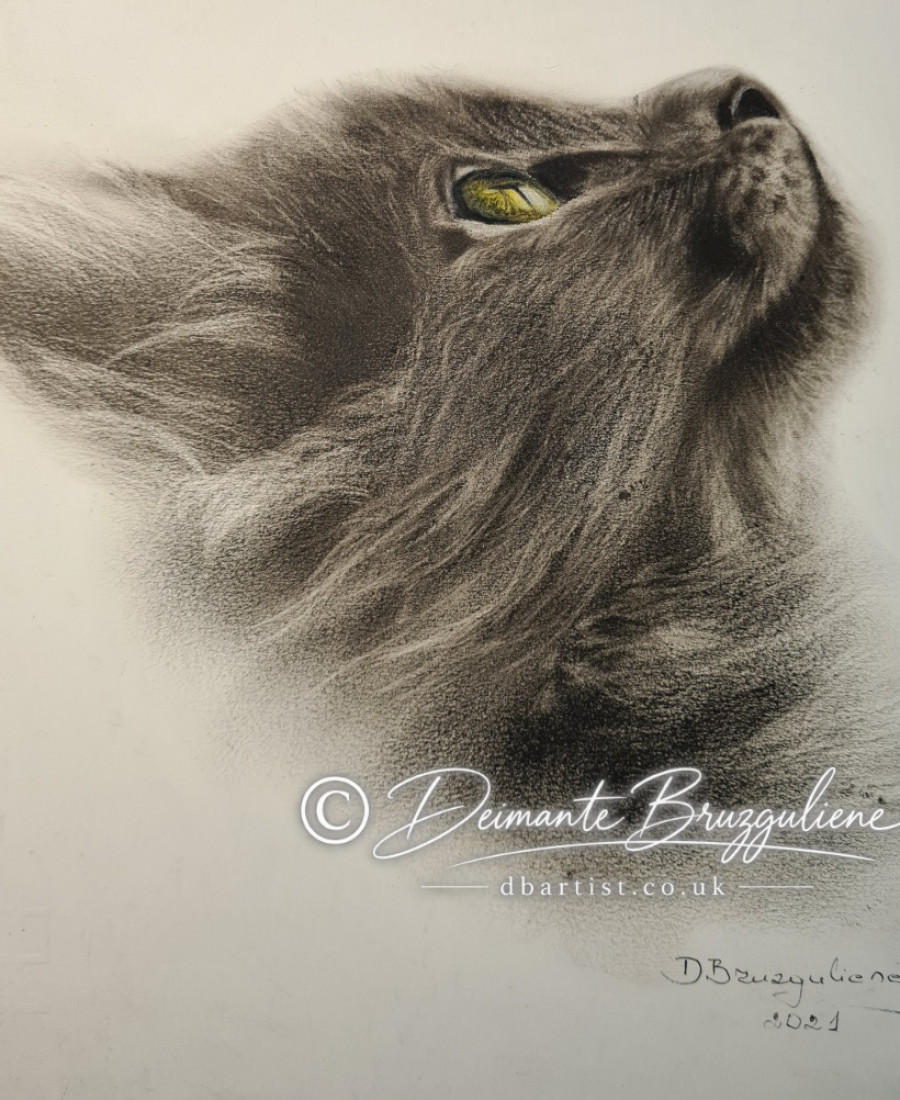 Detail 3 of Emerald Reverie by Deimante Bruzguliene