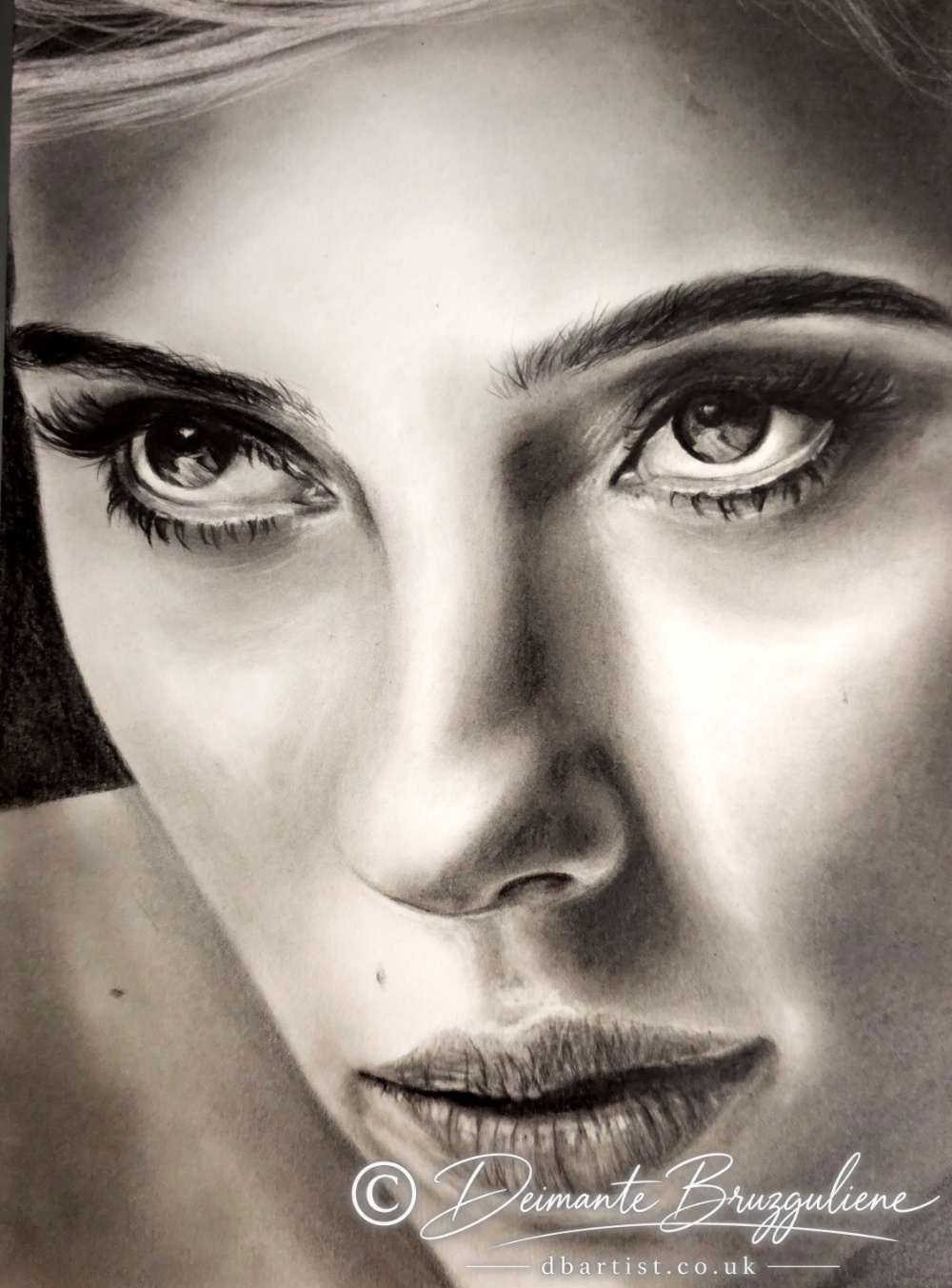 The Gaze available original artwork by Deimante Bruzguliene