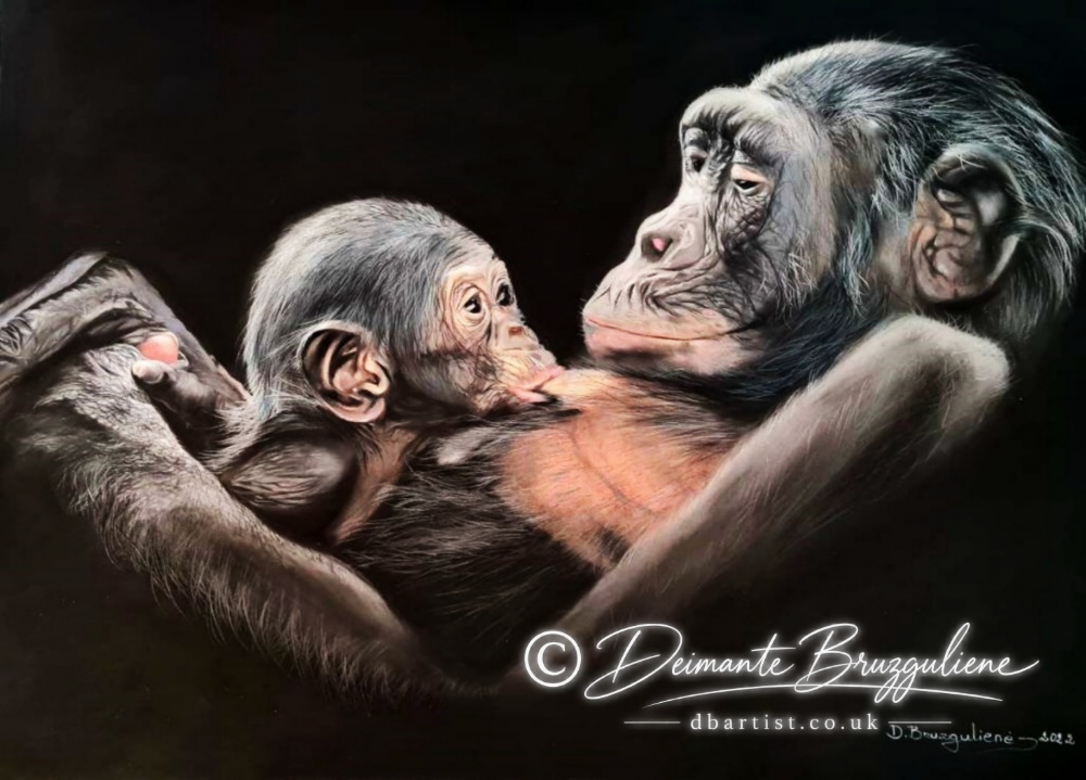 Mother's Love available original artwork by Deimante Bruzguliene